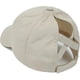 thumbnail image 2 of Gorra de béisbol con cola de caballo cruzada para mujer, ajustable, con moño alto y despeinado, de secado rápido, 2 of 7