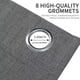 thumbnail image 5 of Cortinas Joydeco, opacas, color gris oscuro, 229 cm, 2 paneles, 100% lino, 5 of 8
