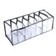 thumbnail image 5 of Organizador De Ropa Interior Plegable Bragas Sujetador Cajón Caja De Almacenamiento Negro 7 Gripes, 5 of 5