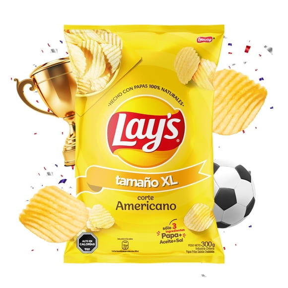 Papas Fritas lay's tipo americano, 300 g
