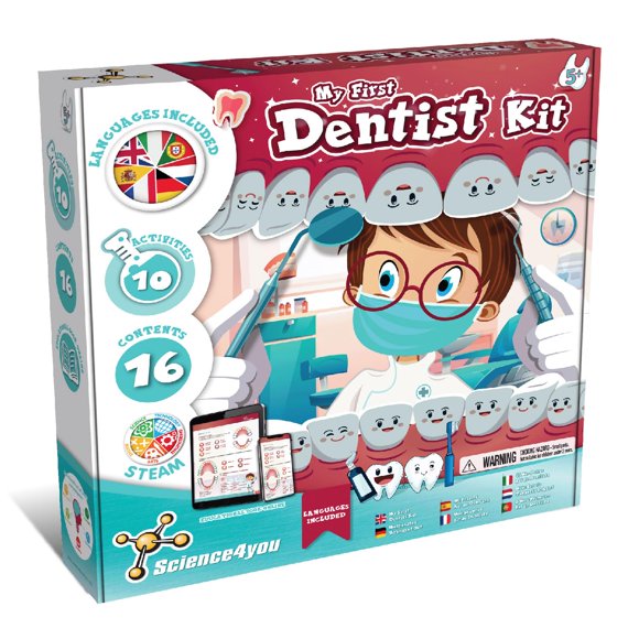 Kit de Dentista Science4you – 10 Actividades – 5 años o más