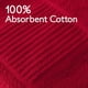 thumbnail image 2 of Towel 10948 T-Fal 10948 - Plato de cocina (algodón, 40 x 66 cm), color rojo, 2 of 5