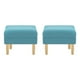 thumbnail image 1 of Set Pouf Sky 1c Felpa 05 Turquesa, 1 of 4