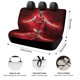thumbnail image 2 of Bukayo Saka-theme Car Rear Seat Covers Back Elastic Flexible Car Seat Covers Decorative Fits Most Cars 120x59x76cm, 2 of 6