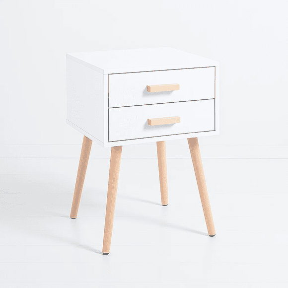 Velador Eames Doble 40x30x60 - Blanco
