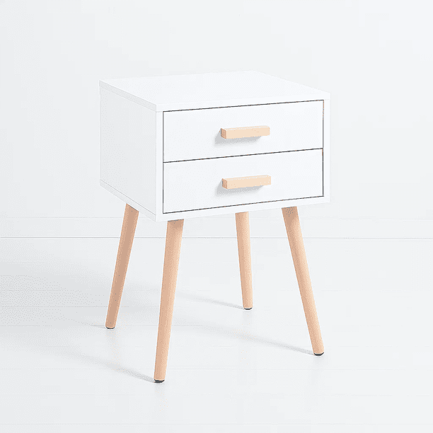 Velador Eames Doble 40x30x60 - Blanco