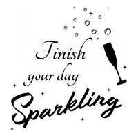 Rienda Libre Graphics - Decomural Sparkling Champagne Ws-41460