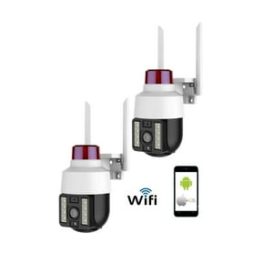 Vipa - Pack 2 Cámaras Seguridad Exterior Ip Wifi Full Hd Robótica Domo Ip1100