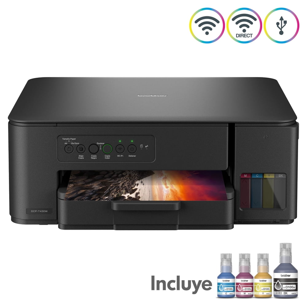 Brother DCP-T430W Negro, foto 5