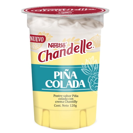 Postre Crema Piña Colada 120 g Chandelle