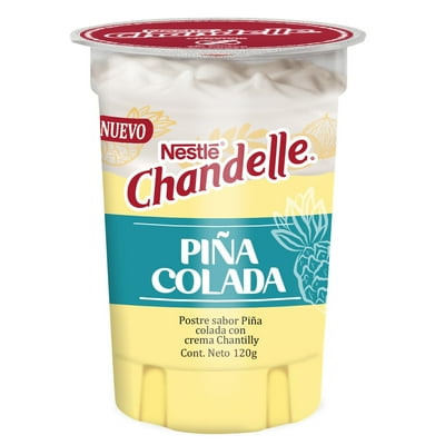 Postre Crema Piña Colada 120 G Chandelle