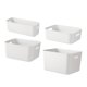 thumbnail image 5 of Caja De Almacenamiento Para El Hogar De Varios Tama?os Cesta De Ropa Interior Misceláneas Organizador Para El Hogar 4 Piezas S + M + L + XL, 5 of 5