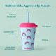 thumbnail image 5 of Vasos para vasos Reduce GoGo's Kids, portátiles, 350 ml, paquete de 5 con tapas, 5 of 9