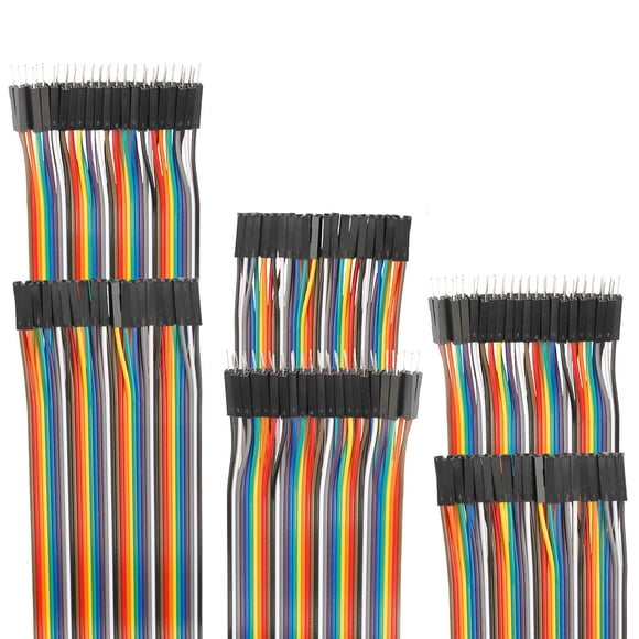 Cables Jumper EDGELEC 20 cm 120 piezas Macho a Hembra 2,54 mm