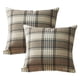 thumbnail image 1 of fundas de almohada a cuadros para exteriores e interiores, cuadradas, estilo granja, decoración del hogar, 45,7 x 45,7 cm, 1 of 5