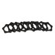 thumbnail image 1 of 10Anillo De Protección De Micrófono Inalámbrico Con Rodillo De Soporte De Deslizamiento De Micrófono Hexagonal Negro, 1 of 3