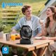 thumbnail image 2 of Ventilador de camping FRIZCOL 3 en 1 recargable 24000mAh con luz negro, 2 of 6
