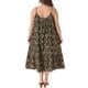 thumbnail image 3 of Agnes Orinda Vestido Maxi de Talla Grande para Mujer, Estilo Bohemio con Estampado, Tirantes Espagueti, Corte Suelto, para la Escuela, Universidad, Pascua, Playa, Verano, Vacaciones, 3X Negro, 3 of 6