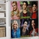 thumbnail image 5 of Zombi de Disney-theme 4-Piece Shower Curtain Set with Rugs, Waterproof Bathroom Decor Set Includes Bath Mat, U-Shaped Rug, Toilet Lid Cover and Curtain with Hooks, 5 of 6