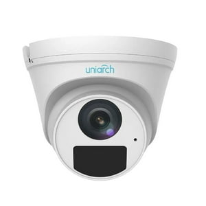Uniarch - Cámara De Seguridad Ip Poe Domo Torreta 2Mp Exterior Micrófono