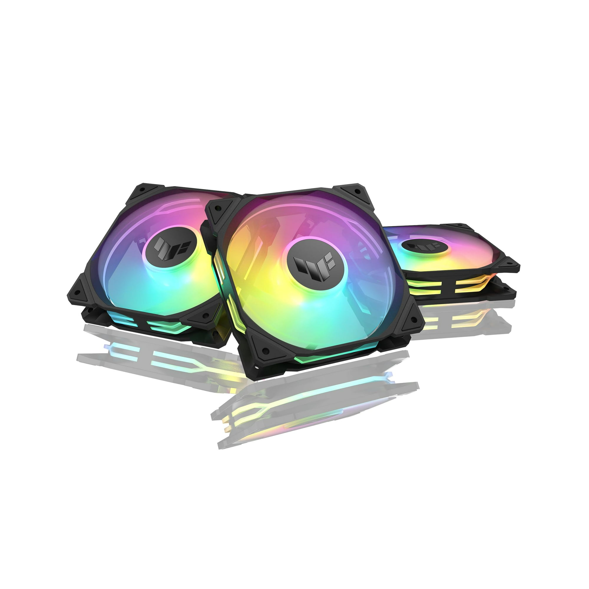 Fan Asus Tuf Gaming Tr120 Argb Reverse Black, Paquete Triple