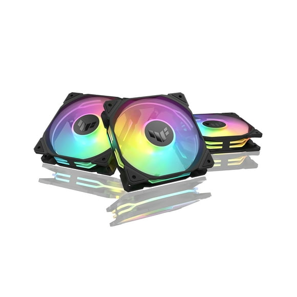 Fan ASUS TUF Gaming TR120 ARGB Reverse Black, paquete triple