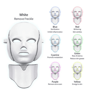 Movi - Mascara Led Con Cuello Antiarrugas Manchas Acne