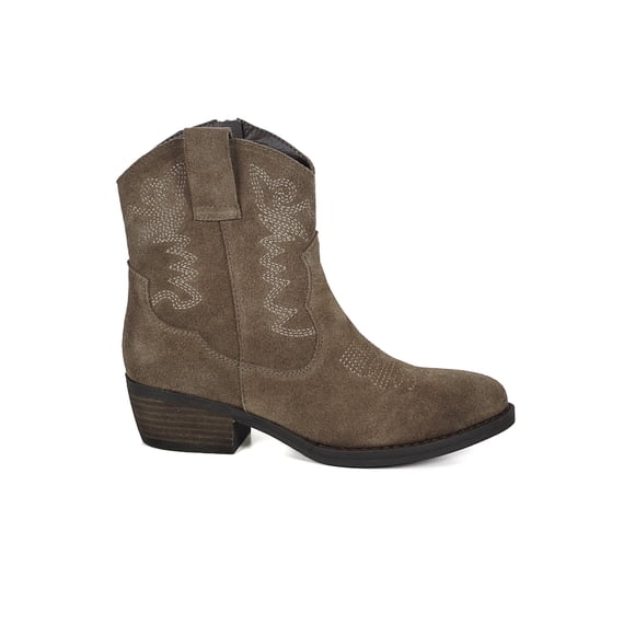 Botín Cuero Anaeli Taupe