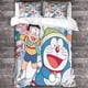 thumbnail image 3 of Juego de ropa de cama Doraemon Funda nórdica 3D Lindo edredón de anime Suave Microfibra Juego de ropa de cama con funda de almohada, para adolescentes y adultos 3, 3 of 3