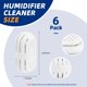 thumbnail image 3 of Cartucho de desmineralización para humidificador ADDFRESH, paquete de 6, blanco, 3 of 6