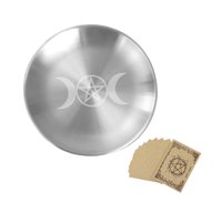 Bothyi - Plato De Altar De Acero Inoxidable Para Rituales, Oración, Ofrenda, Estilo B