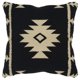 thumbnail image 1 of Almohada decorativa Rizzy Home T05808, relleno de polietileno, 45 x 45 cm, negro y blanco, 1 of 5