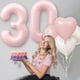 thumbnail image 3 of Globos Florisland número 100 rosa bebé, 3 of 6