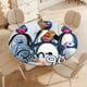 thumbnail image 4 of Pingu-theme Fitted Round Tablecloths Elastic Edged Table Covers Waterproof Table Cloth for Kitchen Holiday Party Tables Decor 150cm, 4 of 6