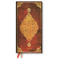 Paperblanks - Agenda 2022 Golden Trefoil Slim Tapa Dura Semana A La Vista Horizontal