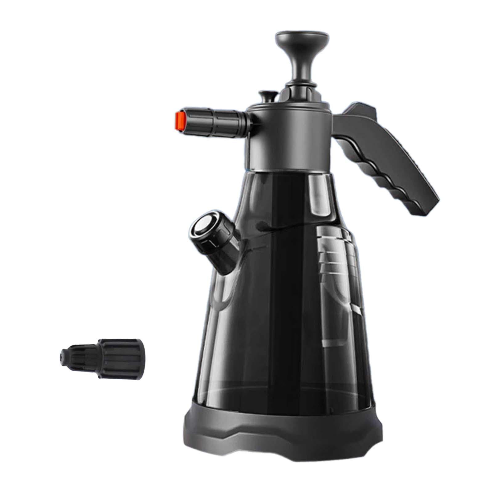 Magideal - Pulverizador De Espuma Con Bomba Manual, Pulverizador De Jabón Presurizado Manual, Regadera Portátil, Pulverizador De Agua En Ángulo De 70 Grados Para Sin Cubierta Blanca