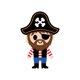 thumbnail image 4 of Curitas Boo Boo Buddies 24 piezas Pirata + Calavera, 4 of 9