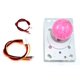 thumbnail image 2 of Joystick iluminado con LED de 2, 4 y 8 direcciones con bola superior rosa con LED, 2 of 4