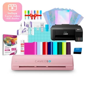 Kit Silhouette Cameo 5 Alpha Rosa + Impresora Epson L1250