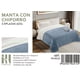 thumbnail image 1 of Manta Frasada Con Chiporro Diseño Liso King Azul, 1 of 2