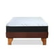 thumbnail image 3 of Cama Europea Zen Pro Colchon Resortes 1.5 Plaza Base Dividida Tela Café, 3 of 6