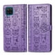 thumbnail image 1 of Funda Cartera FOXDOCK para Samsung Galaxy A12 , Flip PU con Relieve de Gatos y Perros, Tarjetero y Soporte, 1 of 6