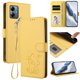 thumbnail image 2 of Motorola MOTO G Play 2025 Funda Billetera con Estampado de Gato, Amarillo, 2 of 6