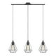thumbnail image 2 of Lampara Colgante Tarbes Negro E27 3X60W Lineal, 2 of 6