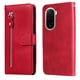 thumbnail image 1 of Funda con Cremallera para Xiaomi Poco M7 4G, Carcasa Cartera de Cuero PU con Soporte y Tarjetero, 1 of 5