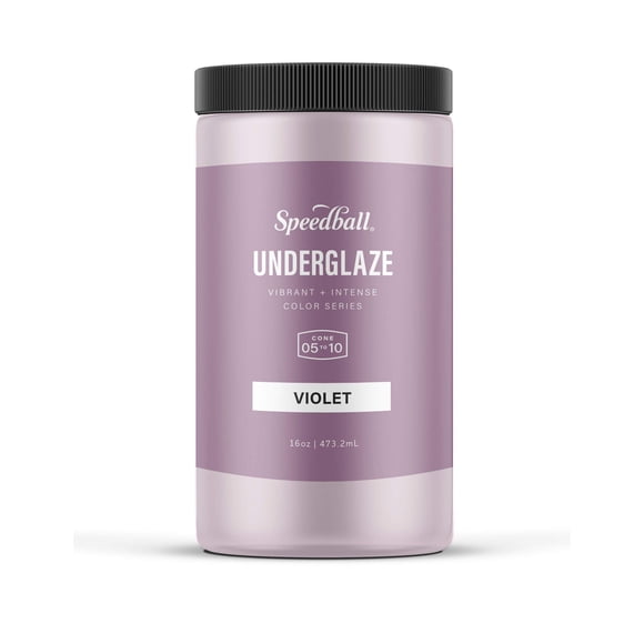 Speedball 001073 Esmalte Bajo Vidriado, Violeta, 473 ml