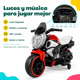 thumbnail image 5 of Moto Montable Eléctrica Infantil Little Monkey 6V Con Reversa Luces y Sonido Rojo, 5 of 8