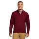 thumbnail image 1 of Suéter IZOD Essentials Premium para Hombre con Cierre Cuarto de Cremallera Granate XL, 1 of 4