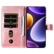 thumbnail image 4 of Funda con Cremallera para Xiaomi Poco F5, Carcasa Cartera de Cuero PU con Soporte y Tarjetero, 4 of 6