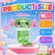 thumbnail image 2 of Juguete Squishy CZYWJMEI Axolote de 8,5 cm con Brillo Verde, 2 of 8